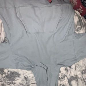 Size 3 Aritzia TNA Cozy Fleece Wolf Grey Hoodie